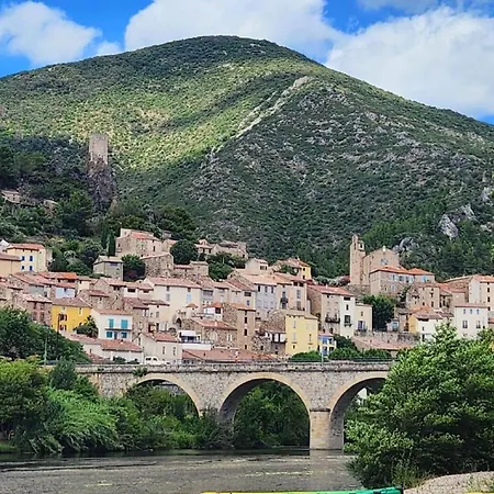 L'esquirol With View And Pool Holiday home Roquebrun