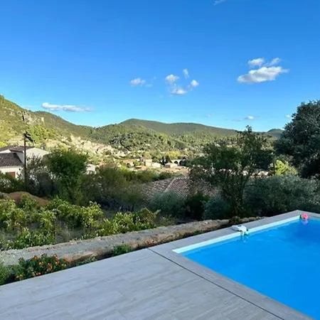 L'esquirol With View And Pool * Roquebrun